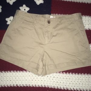 Gap, size 2 khaki summer shorts, worn 2x only
